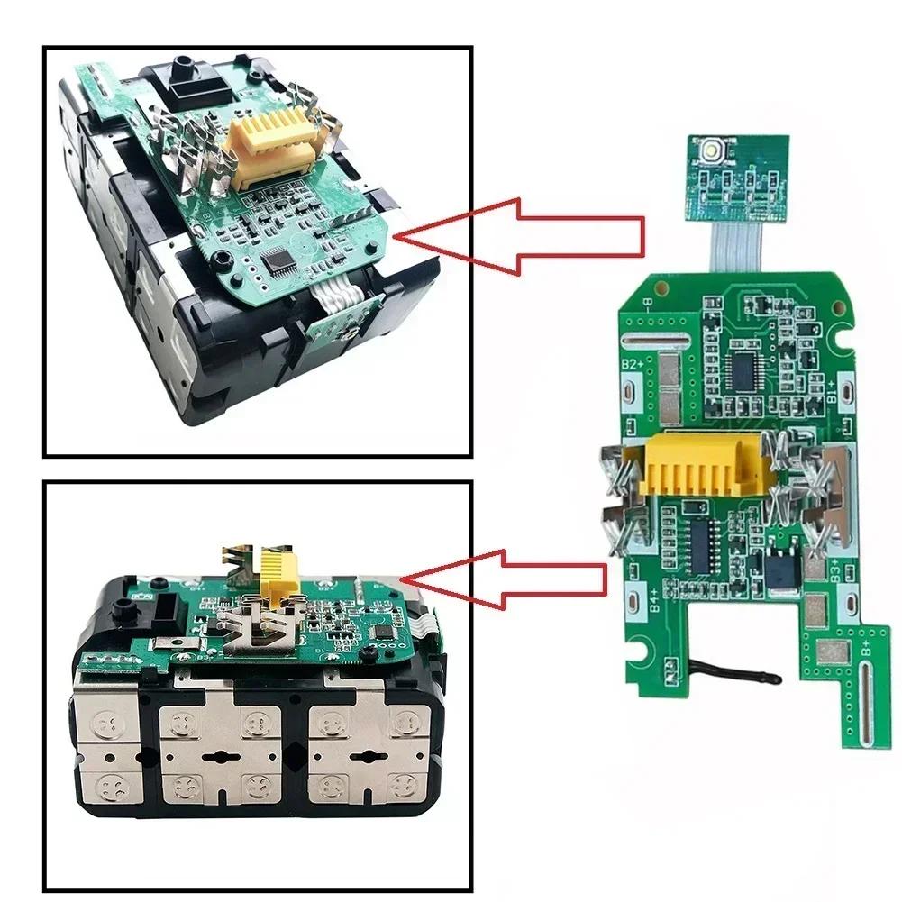 1 X PCB Circuit Board BL1830 Плата захисту від заряджання для 18V 3.0Ah Індикатор акумулятора Інструменти для електричного обладнання CHINA
1 X PCB Circuit Board BL1830 Плата захисту від заряджання для 18V 3.0Ah Індикатор акумулятора Інструменти для електричного обладнання CHINA