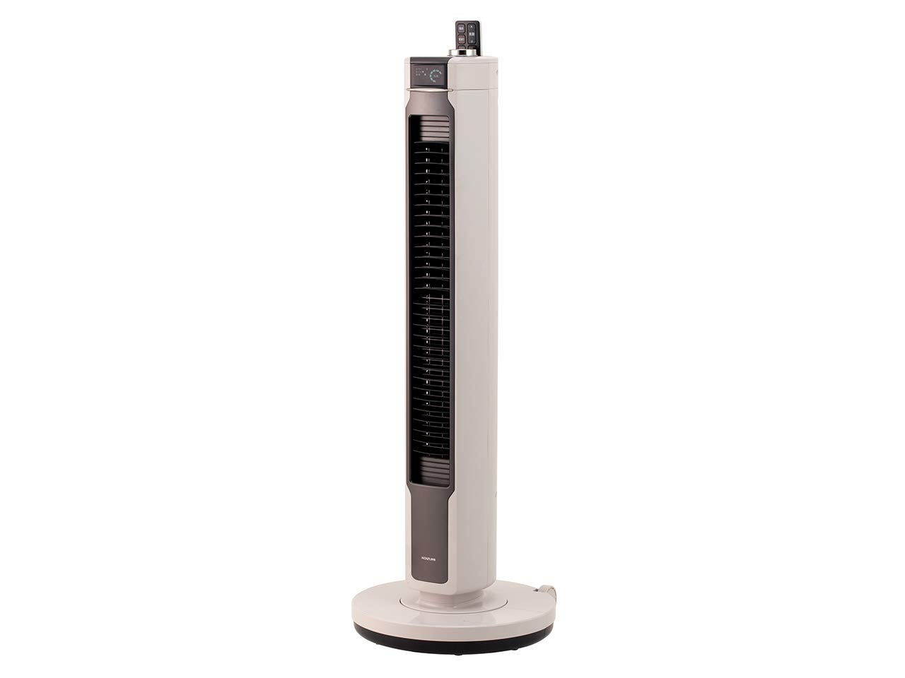 Koizumi Electric Tower DC 10 Air Flow Timer Automatic Remote Gray KTF-0531/H Fan, Motor, Levels, Included, Oscillation, Control, Casters,
Koizumi Electric Tower DC 10 Air Flow Timer Automatic Remote Gray KTF-0531/H Fan, Motor, Levels, Included, Oscillation, Control, Casters,