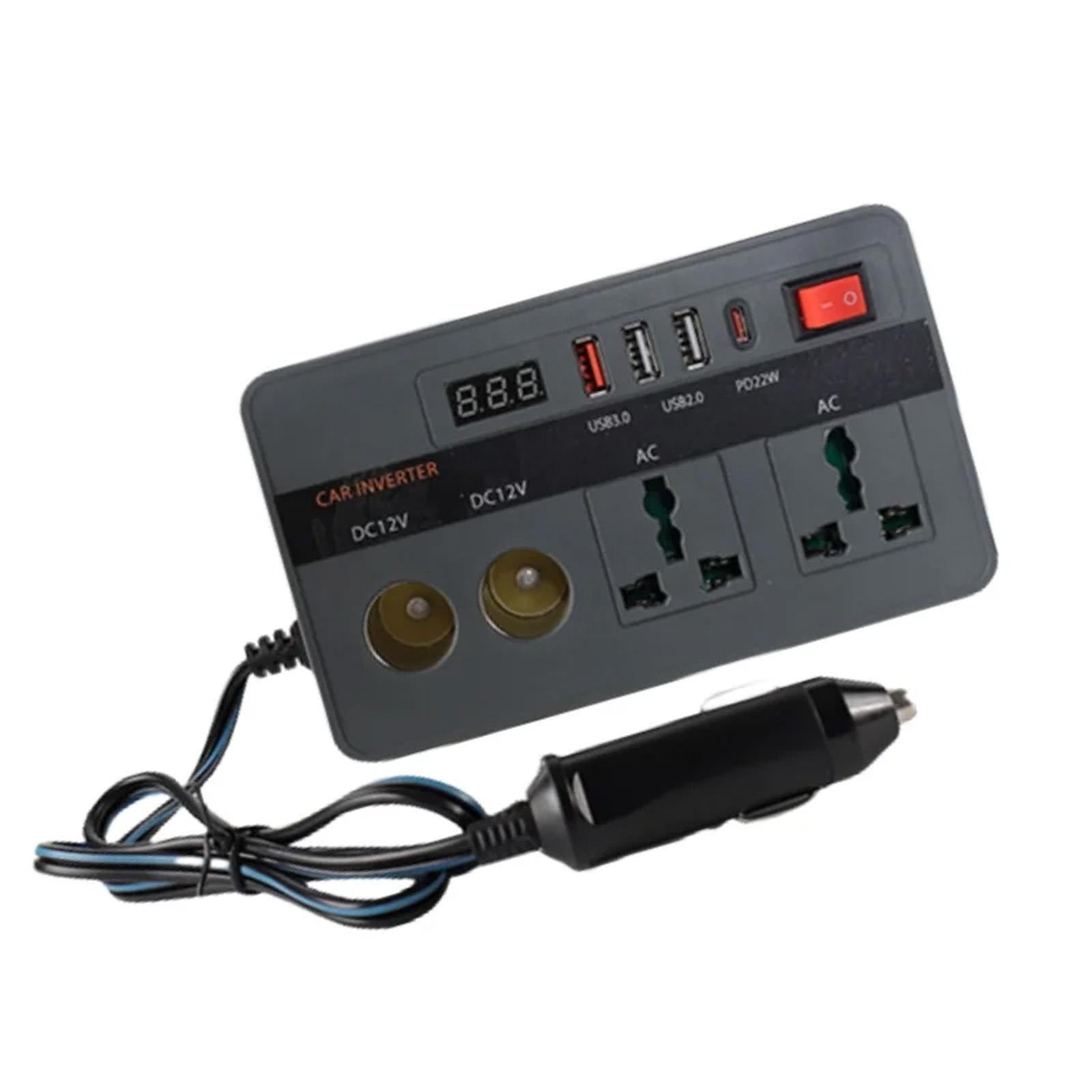 Portable 12V To 220V Power Inverter 300W Output Detection For Cars Trucks Campers 1
Portable 12V To 220V Power Inverter 300W Output Detection For Cars Trucks Campers 1