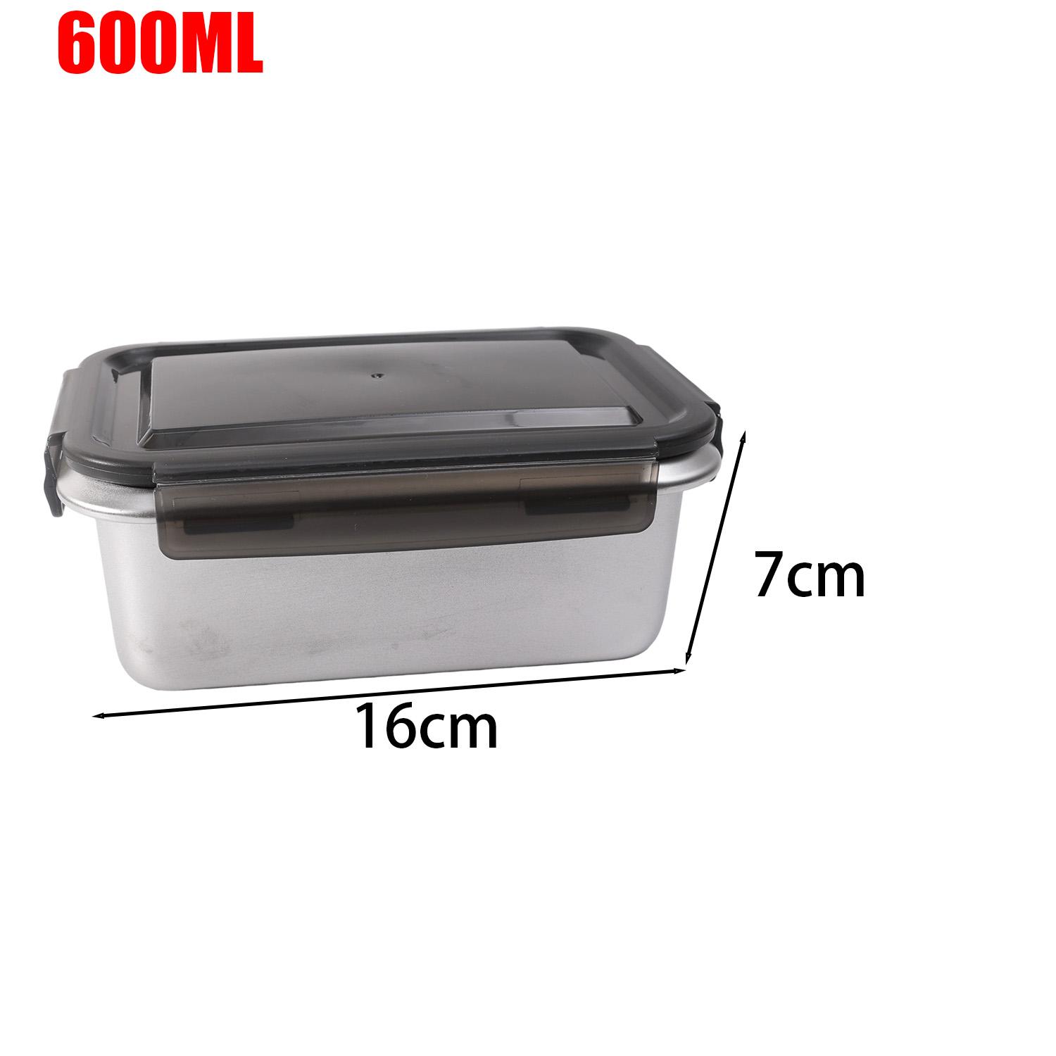 Food Storage Container Stainless Steel Fresh-keep Food Fruit Lid Sealed Fridge Storage Box Home Kitchen Organizer 600ml-2000ml
Food Storage Container Stainless Steel Fresh-keep Food Fruit Lid Sealed Fridge Storage Box Home Kitchen Organizer 600ml-2000ml