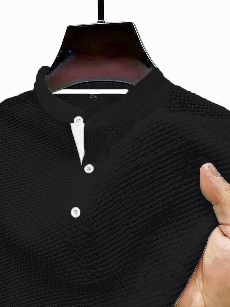 Summer Men s Waffle Knit Henley Shirt Lightweight Breathable Textured Short Sleeve Casual Business Daily Tops L чорний
Summer Men s Waffle Knit Henley Shirt Lightweight Breathable Textured Short Sleeve Casual Business Daily Tops L чорний