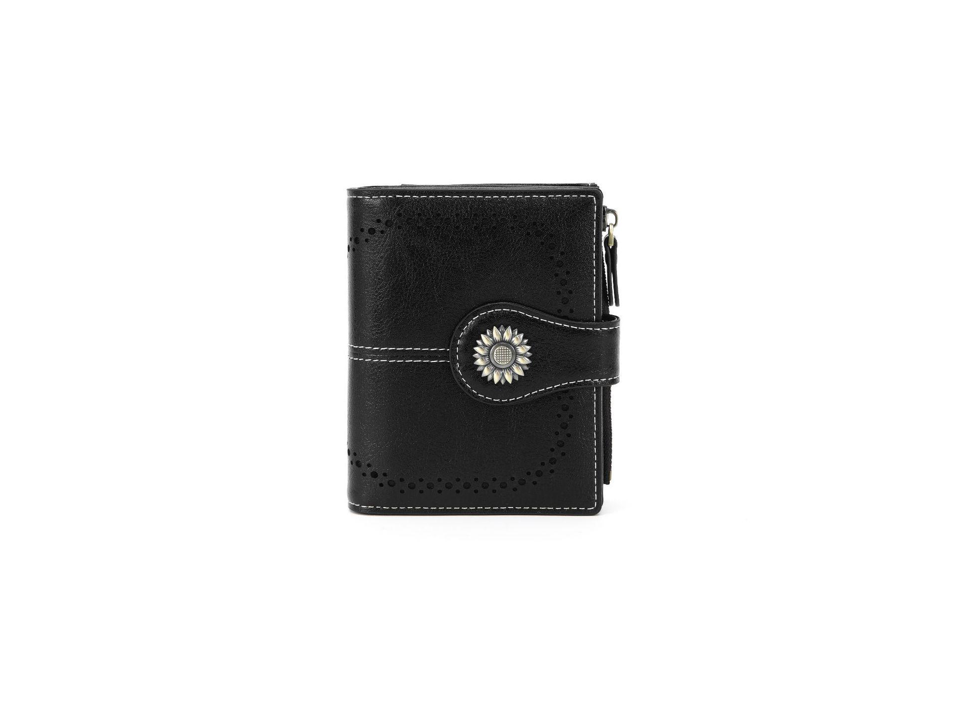 Women s Retro Oil Wax Microfiber Leather Wallet with Hollow-Out Design, Zipper Closure, Multi-Functional, Multi-Card Slots, Short Style.
Women s Retro Oil Wax Microfiber Leather Wallet with Hollow-Out Design, Zipper Closure, Multi-Functional, Multi-Card Slots, Short Style.