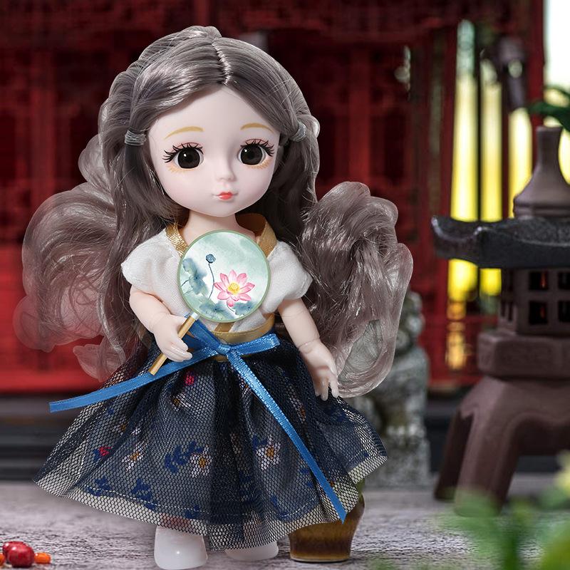 16 см одеваются BJD Hanfu кукла принцесса дети играют дом украшение девочка подарок игрушка
16 см одеваются BJD Hanfu кукла принцесса дети играют дом украшение девочка подарок игрушка