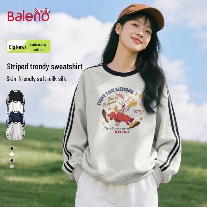Baleno Women s 2026 Spring/Autumn American Vintage Round Neck Pullover Sweatshirt L
Baleno Women s 2026 Spring/Autumn American Vintage Round Neck Pullover Sweatshirt L