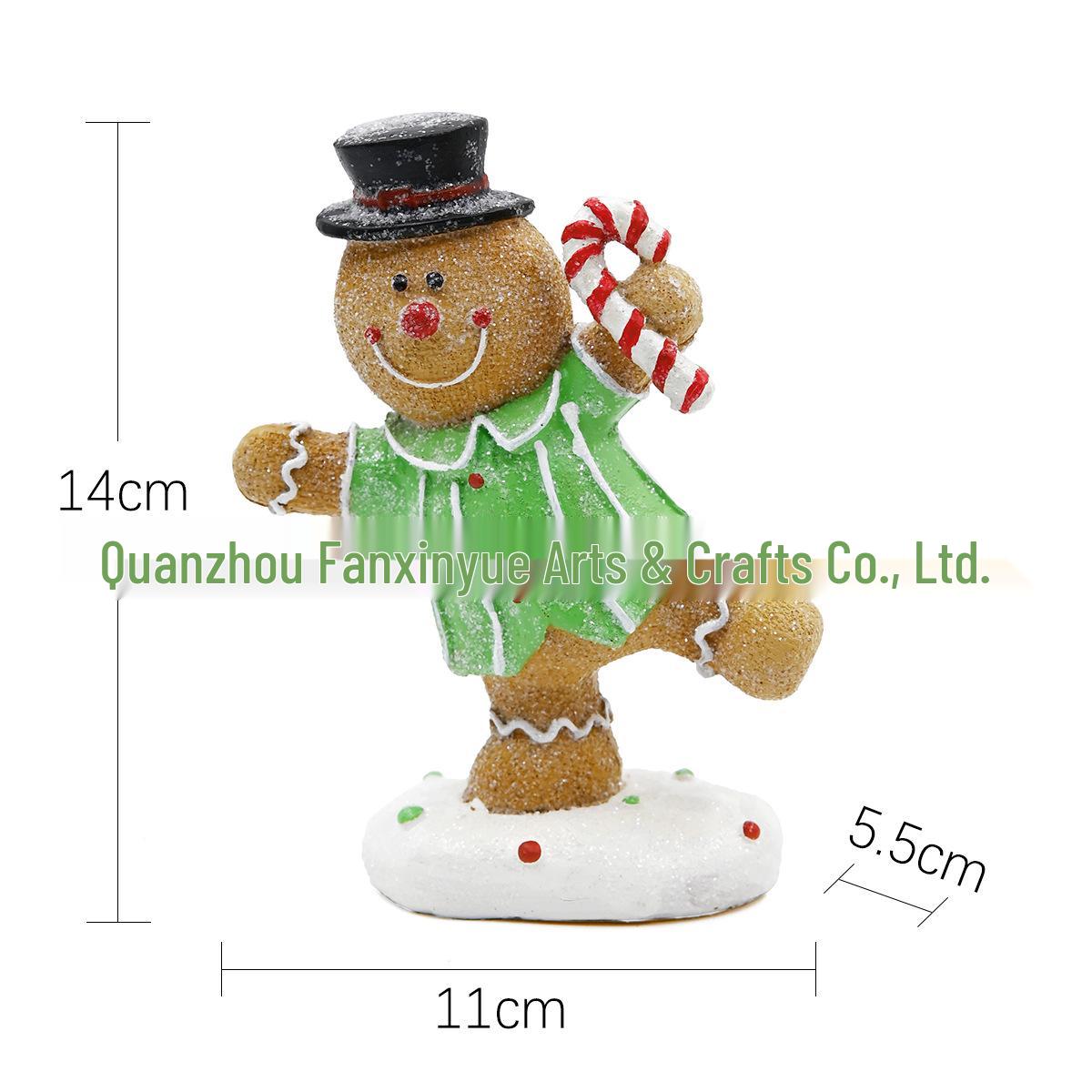 European Creative Gingerbread Man Resin Figurine - Festive Christmas Decoration and Gift
European Creative Gingerbread Man Resin Figurine - Festive Christmas Decoration and Gift