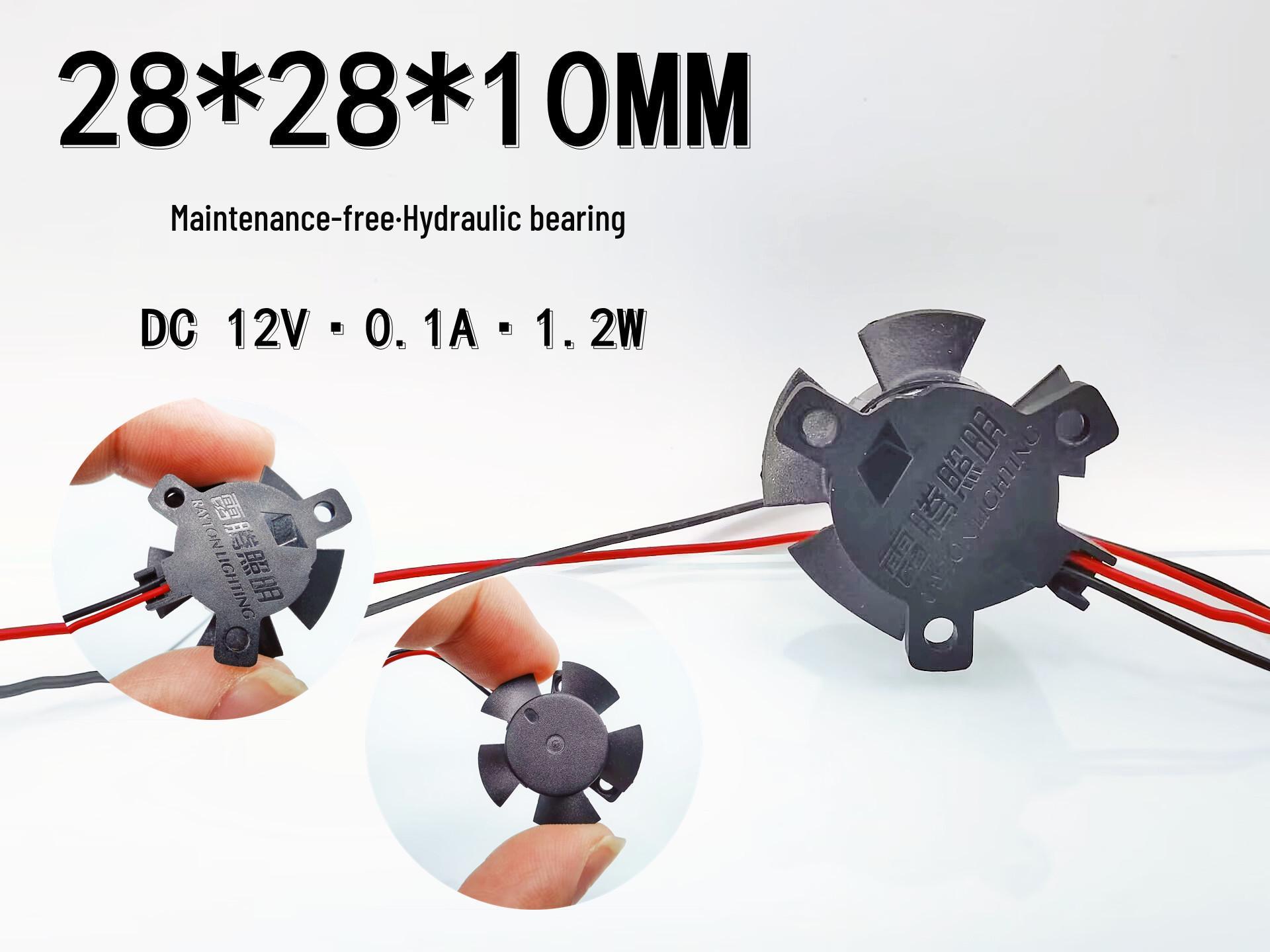 New 28x10MM 12V 0.1A isosceles silent hydraulic bearing for 3010 graphics card with 2.8CM hole distance and 19MM spacing. Bare Wire without Plug
New 28x10MM 12V 0.1A isosceles silent hydraulic bearing for 3010 graphics card with 2.8CM hole distance and 19MM spacing. Bare Wire without Plug