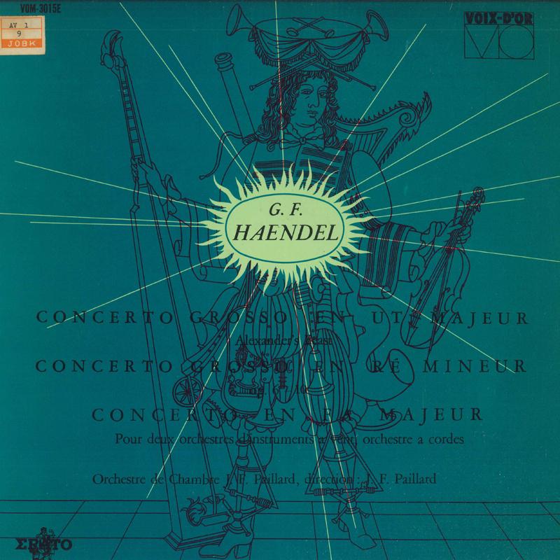 LP Record - Handel: Concerto Grosso in C major, VOM3015E VOIX DOR Japan Classical Used
LP Record - Handel: Concerto Grosso in C major, VOM3015E VOIX DOR Japan Classical Used