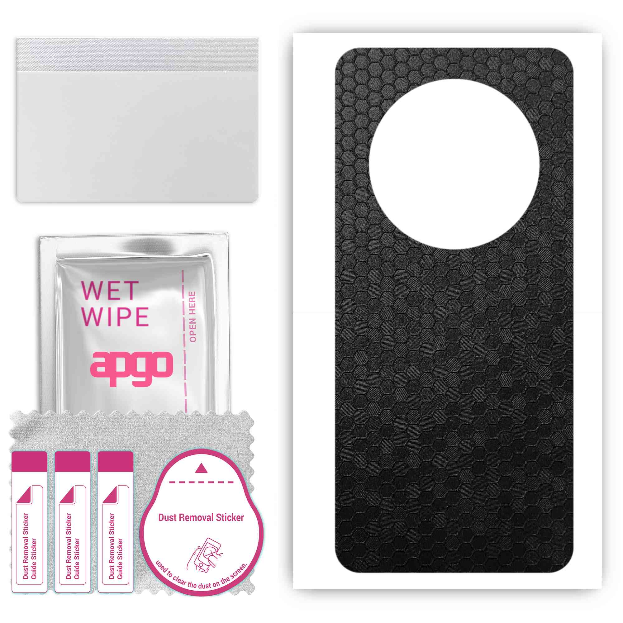 apgo Protective Skin Sticker for the back compatible with Honor Magic4, Wrap Film, Foil, Vinyl - Pattern Black Honeycomb
apgo Protective Skin Sticker for the back compatible with Honor Magic4, Wrap Film, Foil, Vinyl - Pattern Black Honeycomb