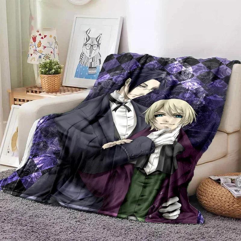 Cartoon Black Butler Flannel Thin Blanket Animated Demon Butler Pattern Decorative Blanket Portable Home Travel Office Blanket 75x90cm
Cartoon Black Butler Flannel Thin Blanket Animated Demon Butler Pattern Decorative Blanket Portable Home Travel Office Blanket 75x90cm