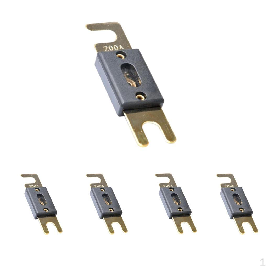 5pcs 200A ANL Audio Electrical Protection Flat Fuse Gold Plated
5pcs 200A ANL Audio Electrical Protection Flat Fuse Gold Plated