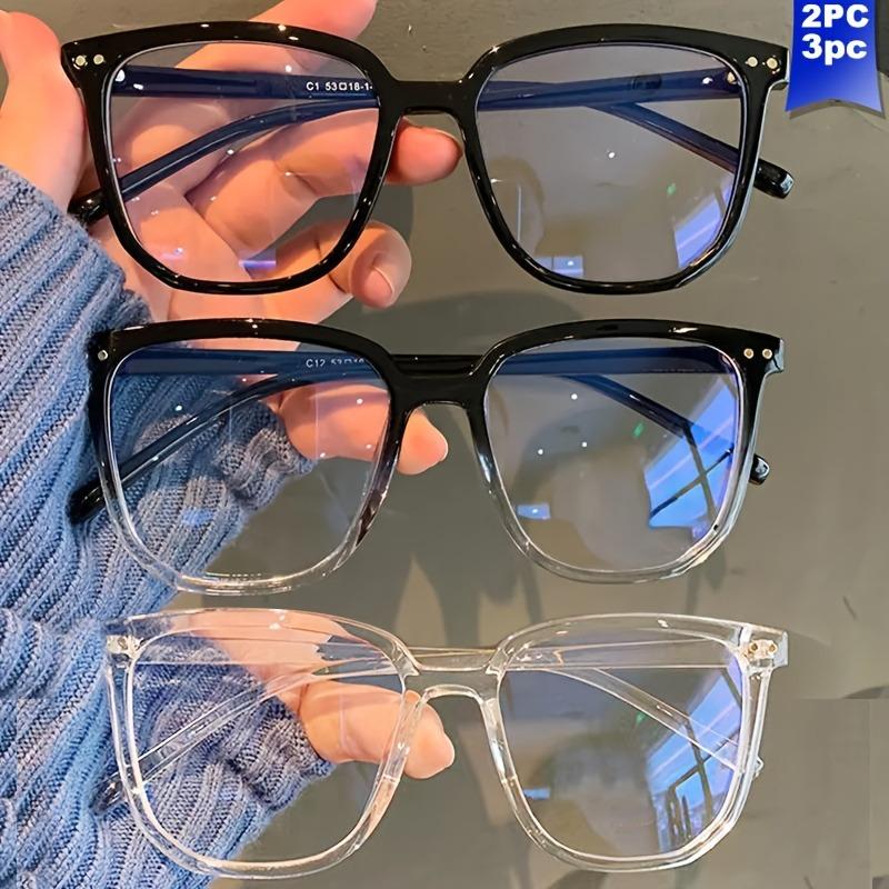 3 pieces of blue light blocking glasses - fashionable square fake glasses, anti radiation computer gaming glasses, sunglasses
3 pieces of blue light blocking glasses - fashionable square fake glasses, anti radiation computer gaming glasses, sunglasses
