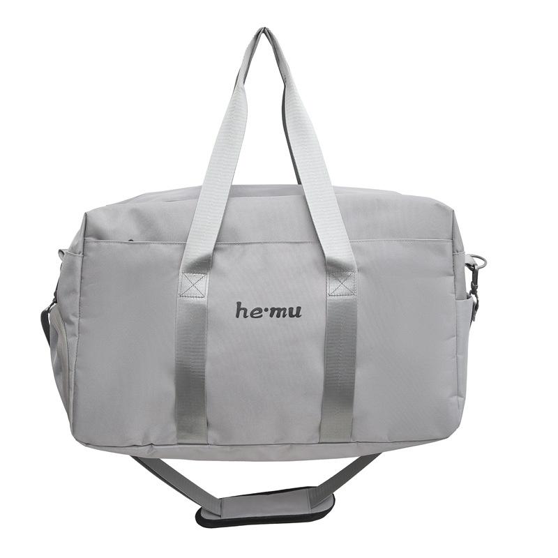 Large Capacity Portable Fitness Bag Outdoor Travel with Shoe Bin Luggage Bag Dry Wet Separation Can Be Used for Trolley Travel Bag серый
Large Capacity Portable Fitness Bag Outdoor Travel with Shoe Bin Luggage Bag Dry Wet Separation Can Be Used for Trolley Travel Bag серый