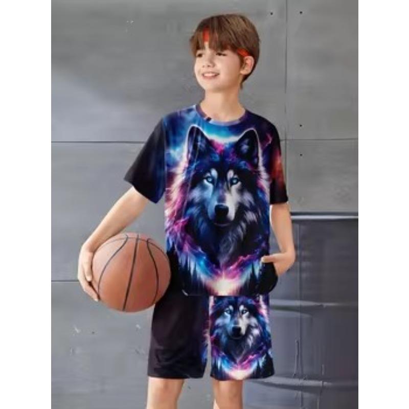 Summer Children s Suit Casual Fashion 3D Printed Casual Pullovers Short Sleeves Shorts Sweatshirts, Boys 130
Summer Children s Suit Casual Fashion 3D Printed Casual Pullovers Short Sleeves Shorts Sweatshirts, Boys 130
