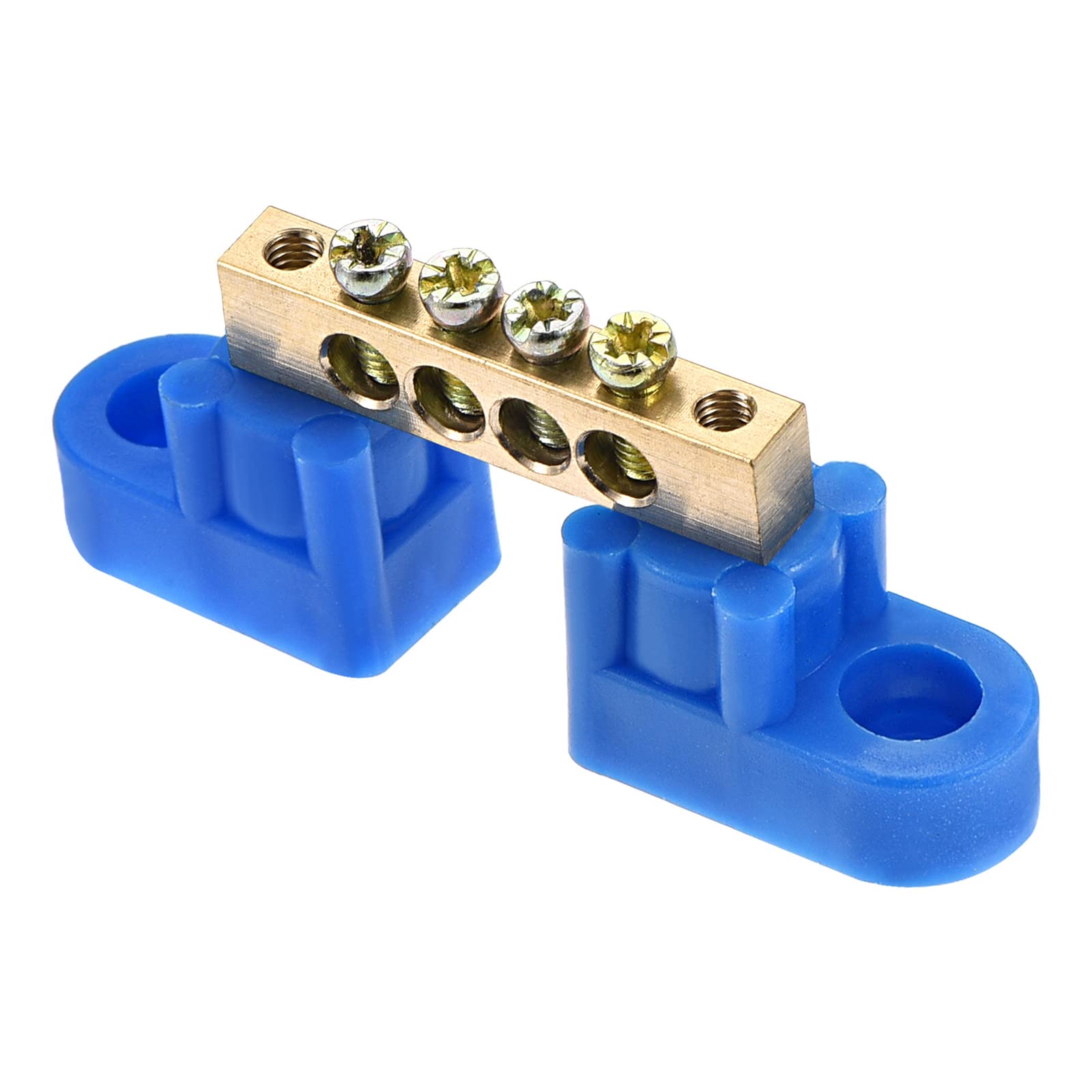 Rebower Wiring Board Terminal Block 4 Position Ground Connector for Electrical Box Control Box M4 Brass Blue синій
Rebower Wiring Board Terminal Block 4 Position Ground Connector for Electrical Box Control Box M4 Brass Blue синій
