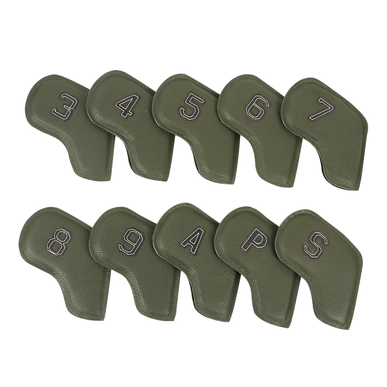 10Pcs Golfs Iron Club Head Cover Protection Sleeve Waterproofs PU Leather Golfs Club Head Cover Golfs Rod Head Cases темно-зеленого
10Pcs Golfs Iron Club Head Cover Protection Sleeve Waterproofs PU Leather Golfs Club Head Cover Golfs Rod Head Cases темно-зеленого