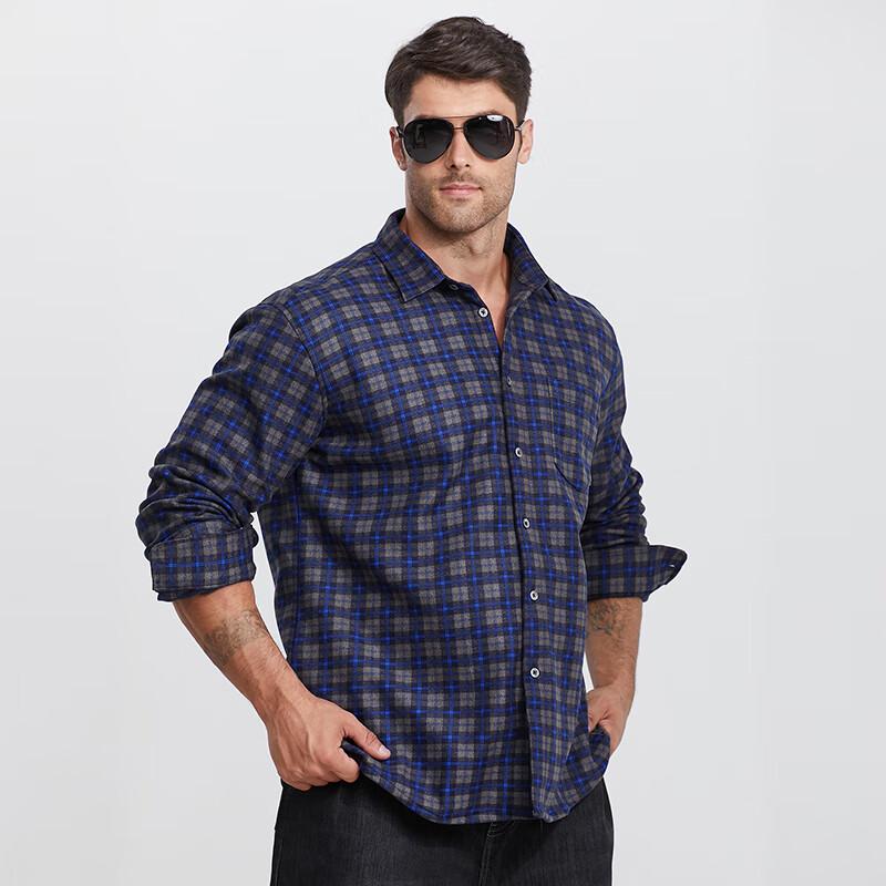 DIBINZE Men s Plus Size Fleece-Lined Plaid Long-Sleeve Shirt 6XL
DIBINZE Men s Plus Size Fleece-Lined Plaid Long-Sleeve Shirt 6XL