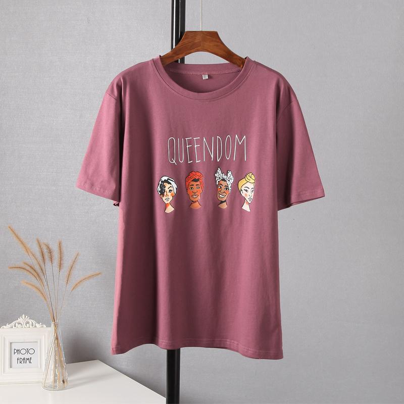 Женская футболка Hirsionsan с готическим принтом в стиле Харадзюку, мягкая летняя хлопковая футболка, корейские свободные футболки, повседневные женские топы, милые футболки с героями мультфильмов M винный
Женская футболка Hirsionsan с готическим принтом в стиле Харадзюку, мягкая летняя хлопковая футболка, корейские свободные футболки, повседневные женские топы, милые футболки с героями мультфильмов M винный