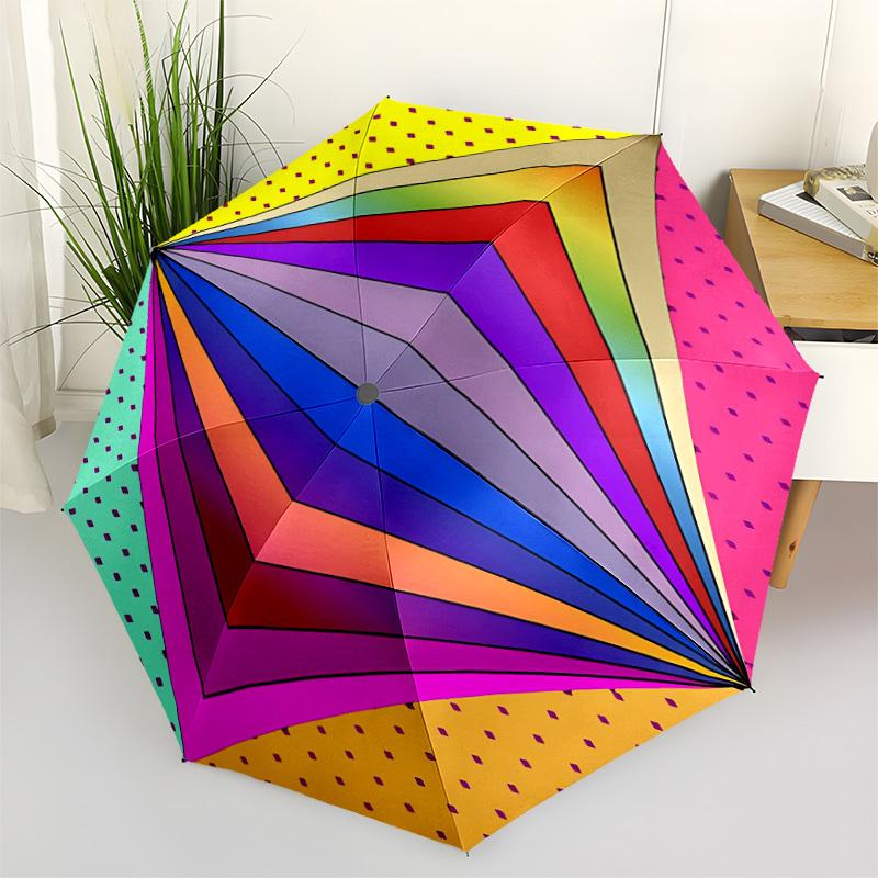 1pc Colorful Diamond Pattern Automatic Open/Close Folding Umbrella - Compact 8-Rib Design, Daily Use, Perfect Gift for Friends & Family yy251124226
1pc Colorful Diamond Pattern Automatic Open/Close Folding Umbrella - Compact 8-Rib Design, Daily Use, Perfect Gift for Friends & Family yy251124226