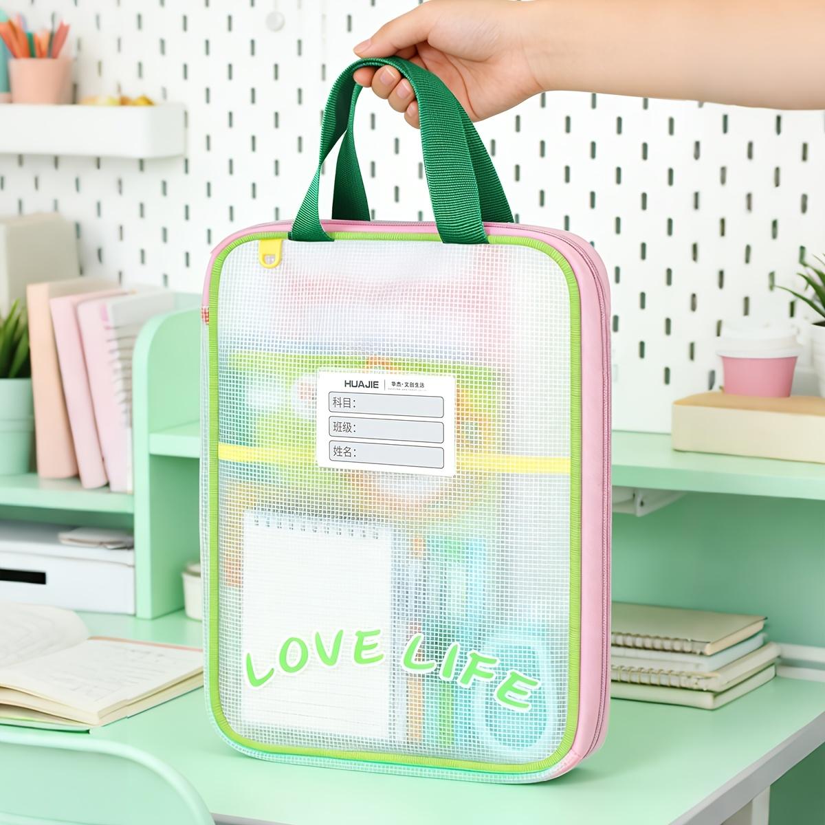 3-Layer Large Opening Storage Handbag - Colorful Portable EVA Tutoring Bag, Contemporary Style Stationery Organizer зелений
3-Layer Large Opening Storage Handbag - Colorful Portable EVA Tutoring Bag, Contemporary Style Stationery Organizer зелений
