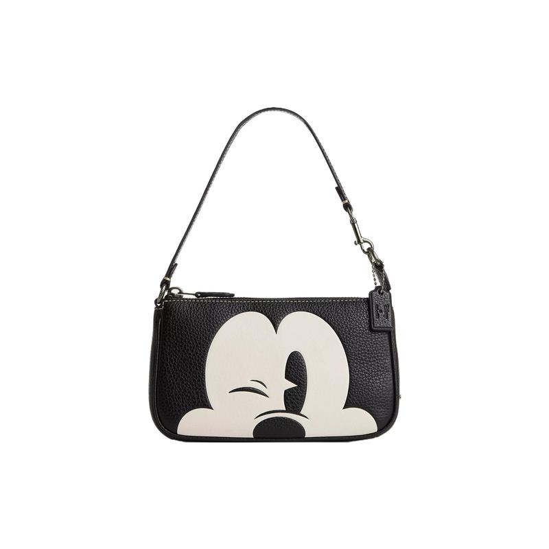 COACH shoulder bag Disney co-branded Nolita 19 squinting Mickey pattern printed zipper closure pebbled leather armpit hand small size women s black чорний
COACH shoulder bag Disney co-branded Nolita 19 squinting Mickey pattern printed zipper closure pebbled leather armpit hand small size women s black чорний