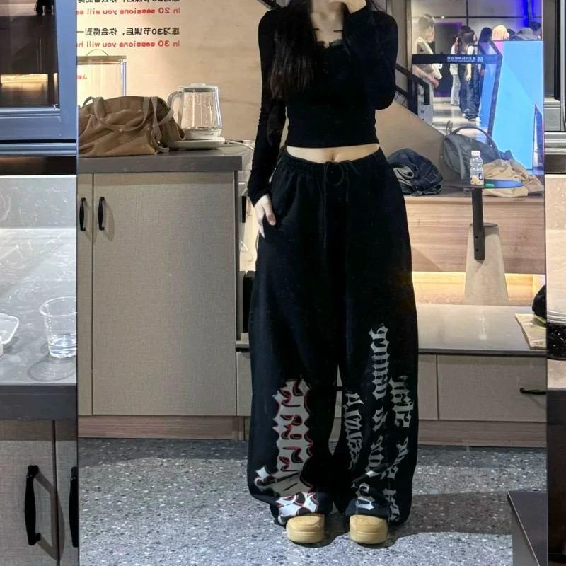 Korean Gothic Print Jazz Dance Casual Spring Pants for Women M
Korean Gothic Print Jazz Dance Casual Spring Pants for Women M