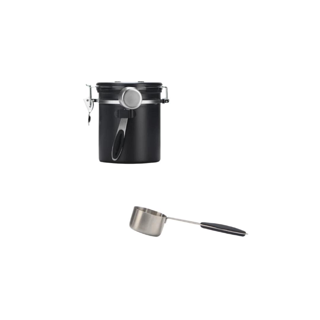 Mongdio Coffee Bean Airtight Container, 304 Stainless Steel Coffee Grounds Storage Jar, One-Way Air Release Canister with Spoo чорний
Mongdio Coffee Bean Airtight Container, 304 Stainless Steel Coffee Grounds Storage Jar, One-Way Air Release Canister with Spoo чорний