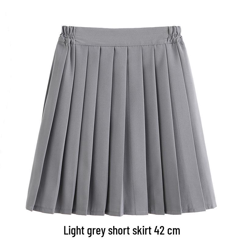 Japanese Summer Style Pleated Mid-Length Elastic Waist Skirt in Plus Size - Black L
Japanese Summer Style Pleated Mid-Length Elastic Waist Skirt in Plus Size - Black L