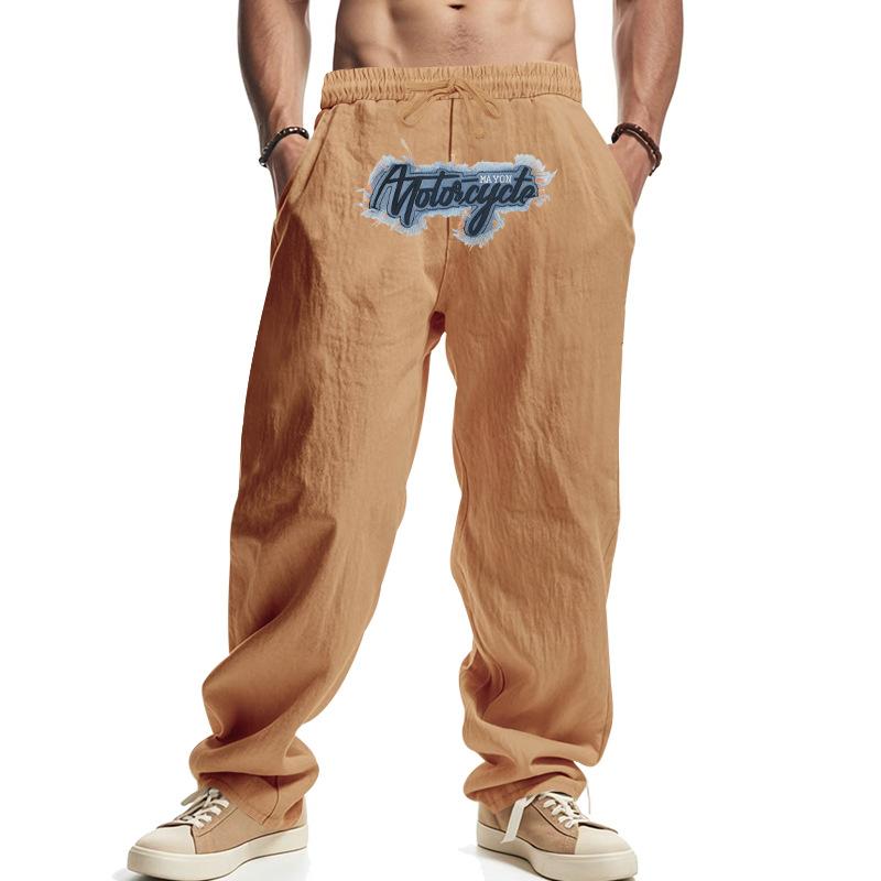 Men s Linen Relaxed Wide-Leg Hip-Hop High-Street Style Washed Embroidered Jogging Trousers XXXL земля жовтий колір
Men s Linen Relaxed Wide-Leg Hip-Hop High-Street Style Washed Embroidered Jogging Trousers XXXL земля жовтий колір