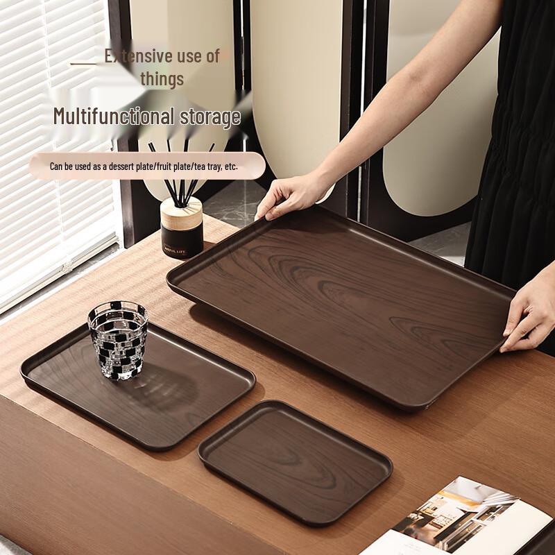 Rectangular Imitation Wood Grain Serving Tray Extra Large 50x35x2cm
Rectangular Imitation Wood Grain Serving Tray Extra Large 50x35x2cm