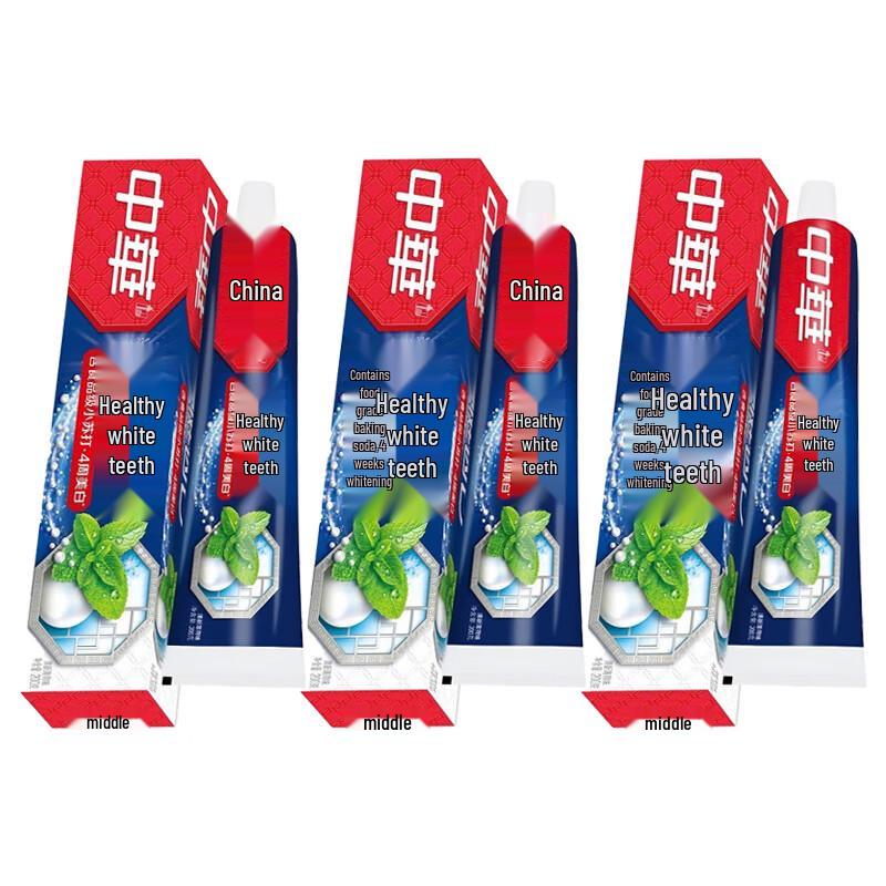 Zhonghua Healthy White Toothpaste with Baking Soda & Fruit Flavor
Zhonghua Healthy White Toothpaste with Baking Soda & Fruit Flavor