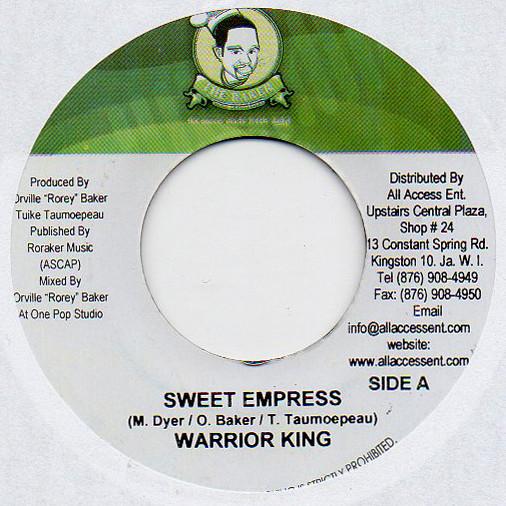 7inch Record WARRIOR KING - Sweet Empress NONE The Baker Jamaica Reggae, Ska & Dub Used
7inch Record WARRIOR KING - Sweet Empress NONE The Baker Jamaica Reggae, Ska & Dub Used
