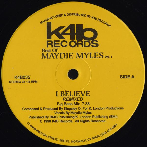 12inch Record MAYDIE MYLES - Best Of Maydie Myles Vol. 1 K4B035 K4b Records 1998 US Dance & Electronica Used
12inch Record MAYDIE MYLES - Best Of Maydie Myles Vol. 1 K4B035 K4b Records 1998 US Dance & Electronica Used