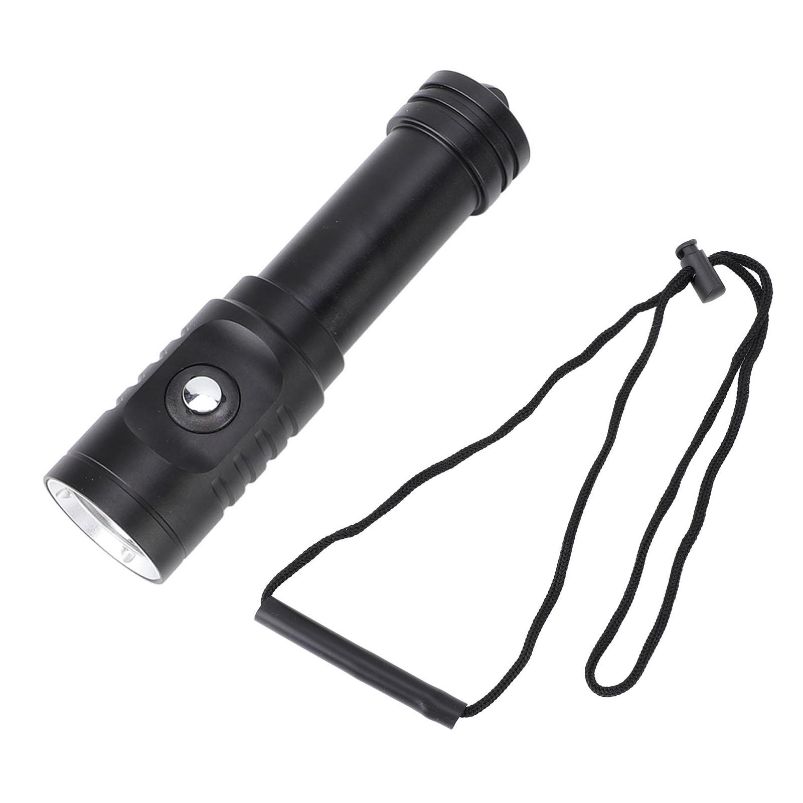 Diving Flashlight Professional High Brightness IPX8 Waterproof 262.5ft Depth Underwater Submersible
Diving Flashlight Professional High Brightness IPX8 Waterproof 262.5ft Depth Underwater Submersible
