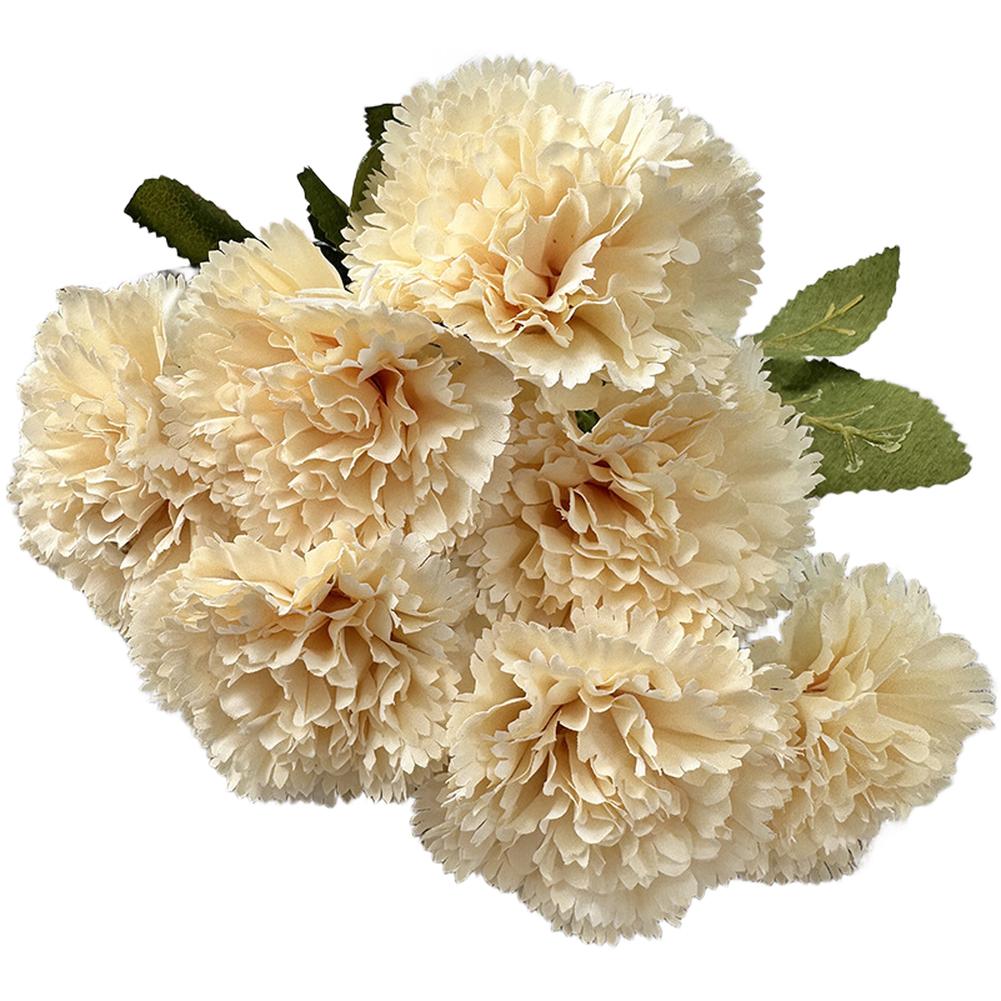 Bendable Stems For Easy Arrangement Artificial Flowers Wedding Flowers White Artificial Carnation Fade-resistant світло-жовтого кольору
Bendable Stems For Easy Arrangement Artificial Flowers Wedding Flowers White Artificial Carnation Fade-resistant світло-жовтого кольору