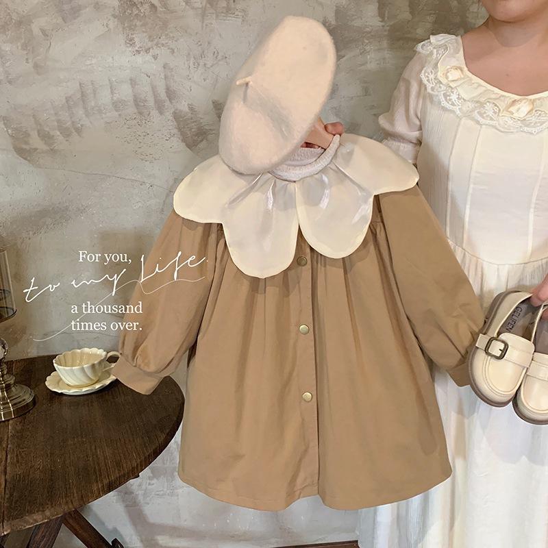 Girls Trench Coat Jacket Spring Wear 2025 Baby Girl Casual Coat Kids Spring Fall Wear Solid Color Design Long Sleeve 160cm хакі
Girls Trench Coat Jacket Spring Wear 2025 Baby Girl Casual Coat Kids Spring Fall Wear Solid Color Design Long Sleeve 160cm хакі