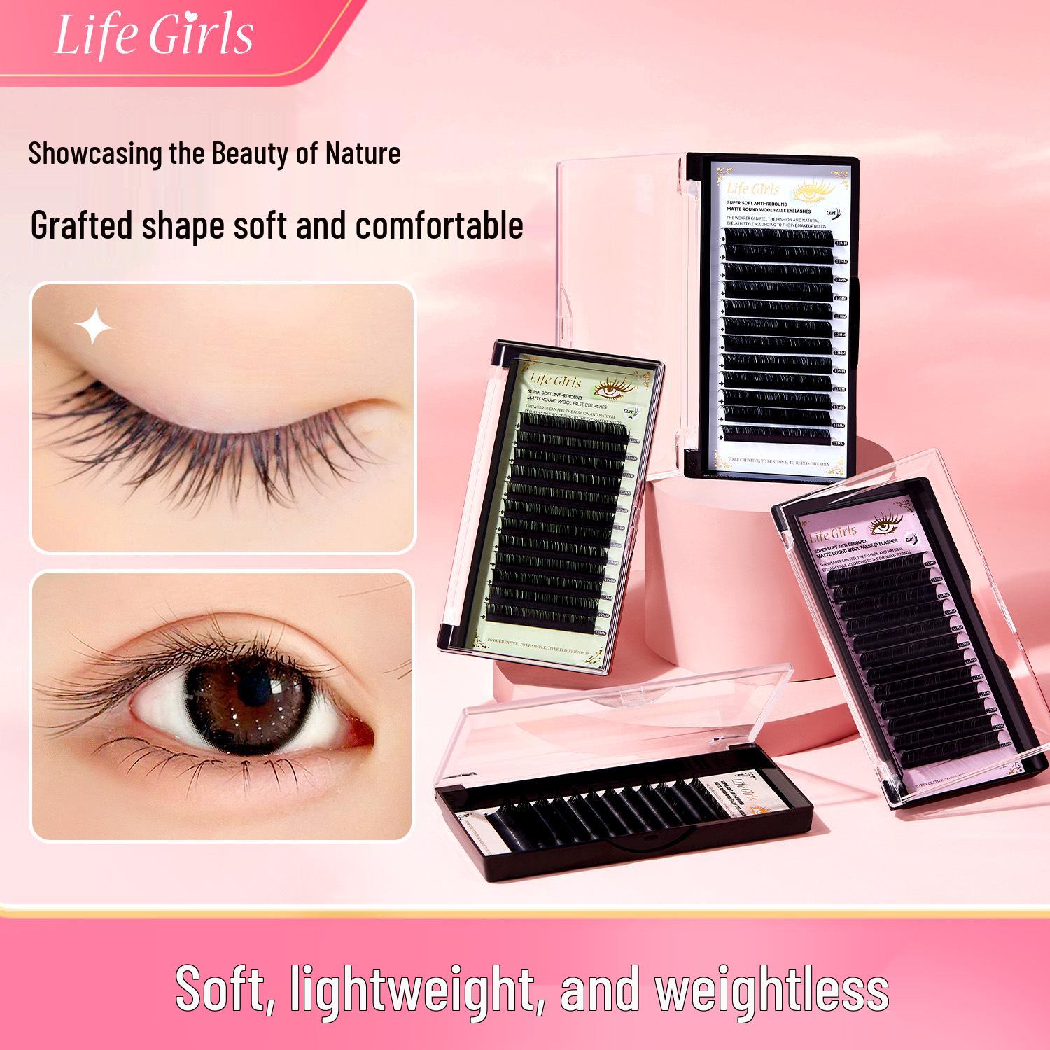 0.07 Single Strand Natural Curl Dense Eyelash Extensions - Soft, Cross-Border, Ideal for Salons.
0.07 Single Strand Natural Curl Dense Eyelash Extensions - Soft, Cross-Border, Ideal for Salons.