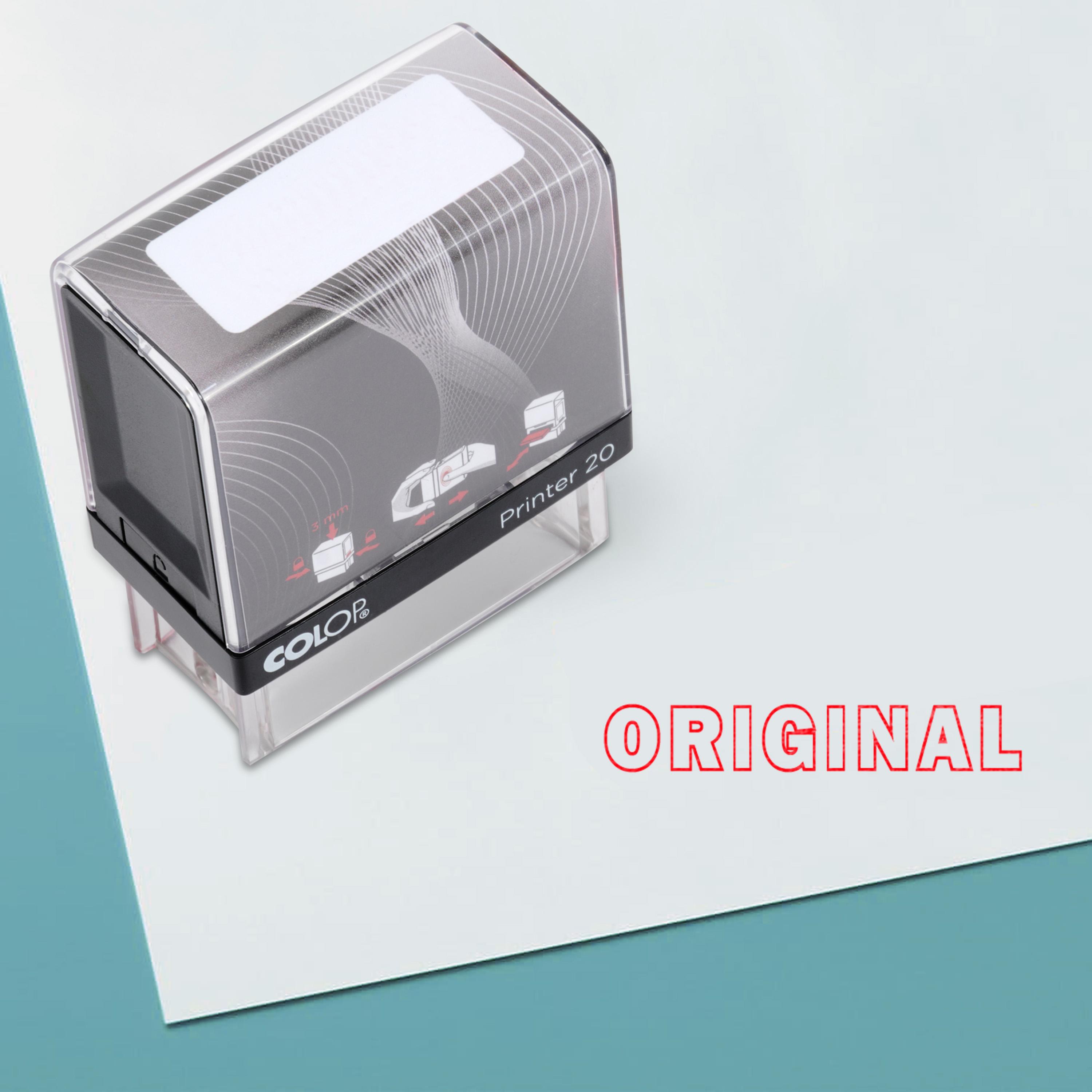 Original Self Inking Rubber Stamp Custom Colop Office Stationary P20 Mini Stamper 14 mm x 38 mm синий
Original Self Inking Rubber Stamp Custom Colop Office Stationary P20 Mini Stamper 14 mm x 38 mm синий