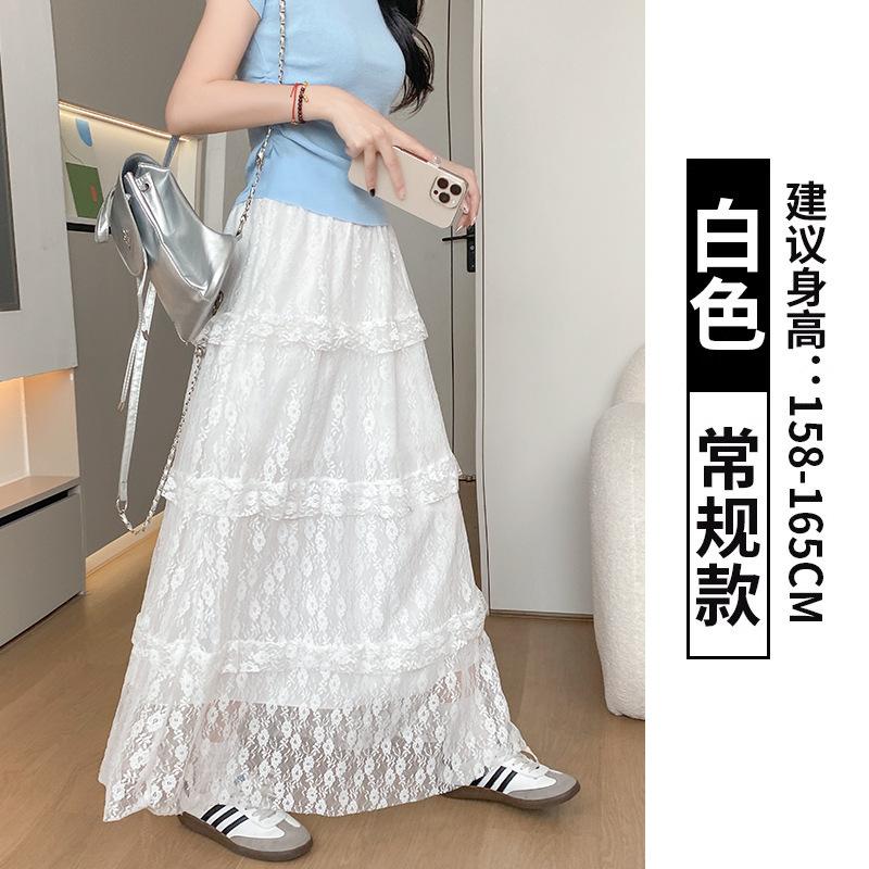 White lace skirt women s new summer high waist drape summer a-shaped skirt fluffy cake dress s【 40-47.5kg 】
White lace skirt women s new summer high waist drape summer a-shaped skirt fluffy cake dress s【 40-47.5kg 】