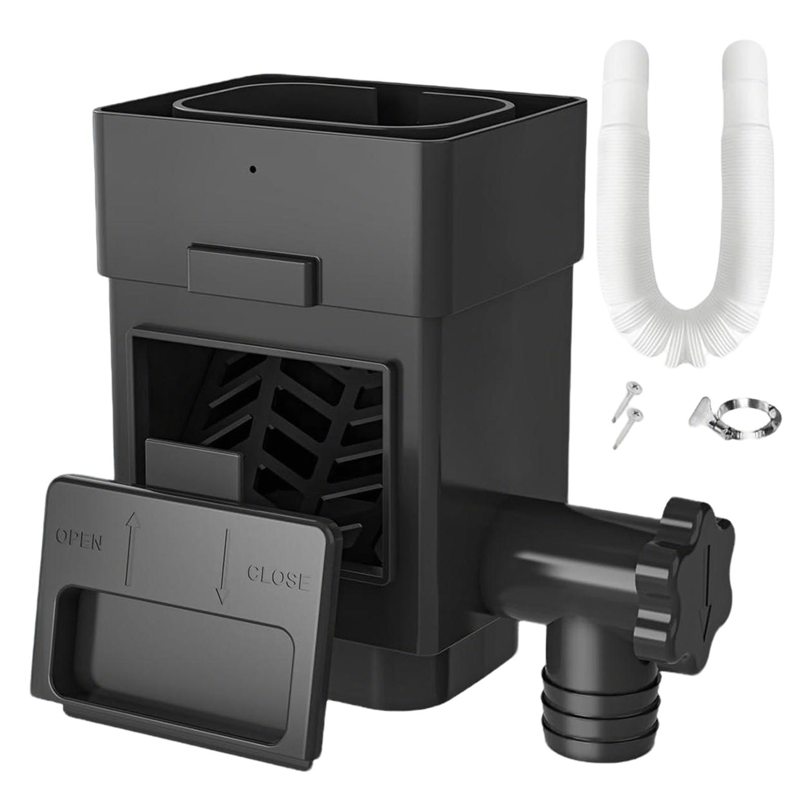 Rainwater Collection System Downspout Diverter Kit with Removable Filter and Flexible Hose for Home Garden Use One Size чёрный
Rainwater Collection System Downspout Diverter Kit with Removable Filter and Flexible Hose for Home Garden Use One Size чёрный