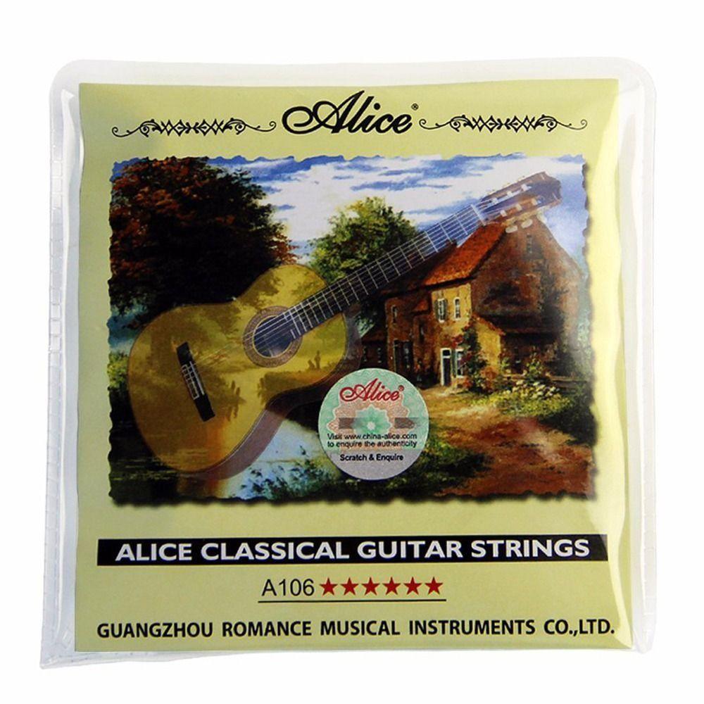 1 Set A106H A106H Guitar Strings Copper Winding Guitar Rope Classical Guitar Strings Musician
1 Set A106H A106H Guitar Strings Copper Winding Guitar Rope Classical Guitar Strings Musician