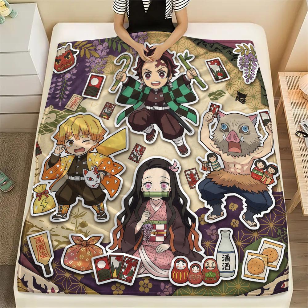 Demon Slayer designPrint Flannel Blanket, High quality Comfortable for All Seasons, Home Decor, Warmth and Comfort 80cm x 120cm
Demon Slayer designPrint Flannel Blanket, High quality Comfortable for All Seasons, Home Decor, Warmth and Comfort 80cm x 120cm