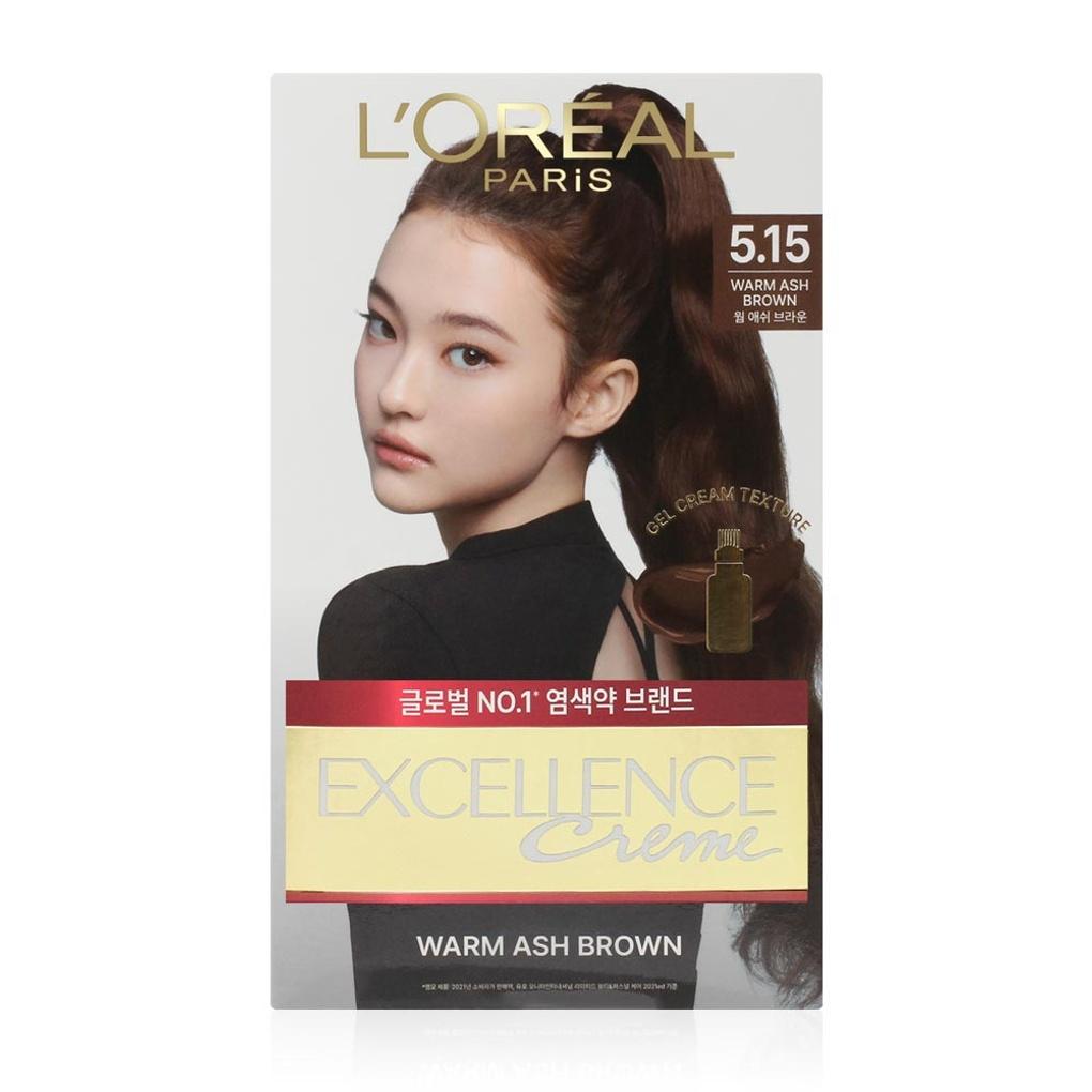 Крем-краска для волос L Oréal New Excellence 5.15 (Теплый пепельно-коричневый)
Крем-краска для волос L Oréal New Excellence 5.15 (Теплый пепельно-коричневый)