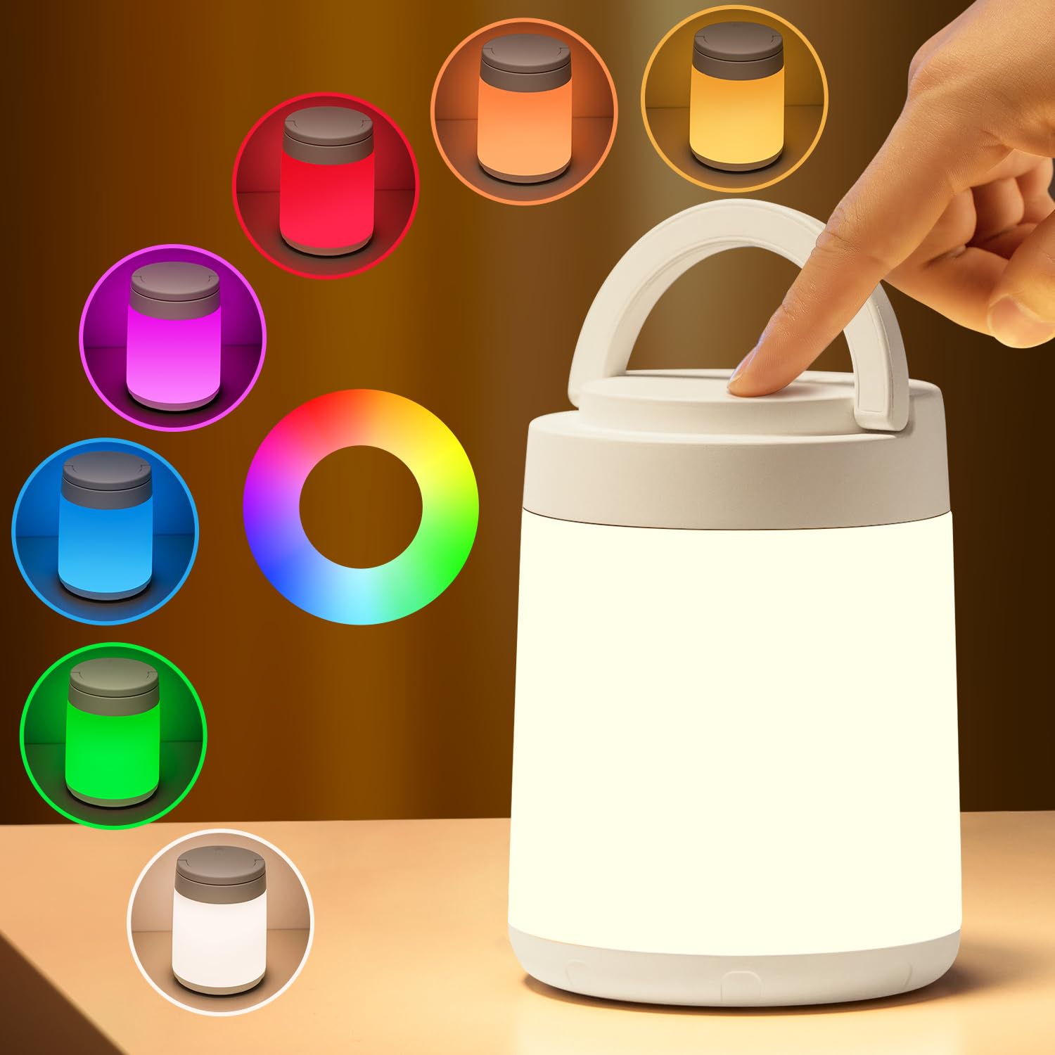 Kufire Night Light, Nursing Light, Touch-Sensor, Stylish Ambient Lighting Lamp, 10 Colors + 8 Brightness Levels, Bedside LED Light, Rechargeable,
Kufire Night Light, Nursing Light, Touch-Sensor, Stylish Ambient Lighting Lamp, 10 Colors + 8 Brightness Levels, Bedside LED Light, Rechargeable,