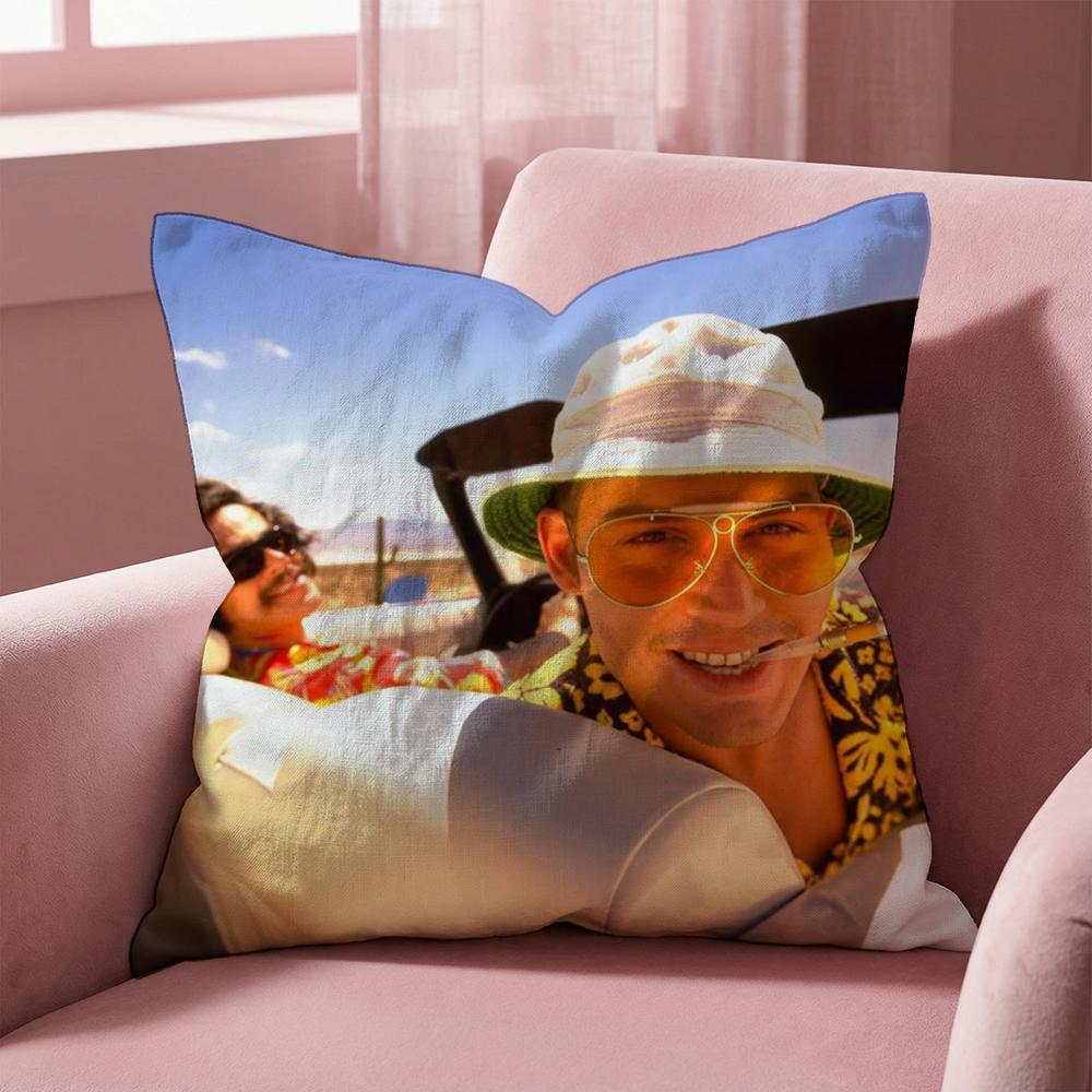 Fear Loathing Las Vegas Cushion Cover Multi-Scene Pillow Cover for Home & Car - Reversible, Soft & Durable for Daily Use 30cmx30cm
Fear Loathing Las Vegas Cushion Cover Multi-Scene Pillow Cover for Home & Car - Reversible, Soft & Durable for Daily Use 30cmx30cm