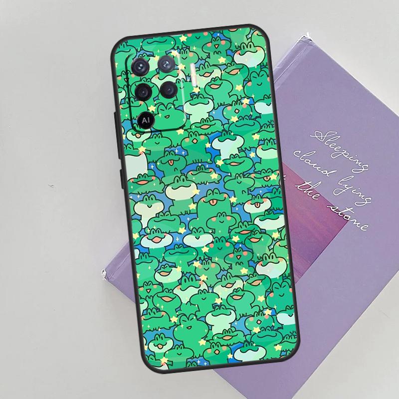 Cartoon Frog Case For Oppo A15 A16 A17 A52 A72 A76 A96 A74 A94 A53 A54S A57S A58 A78 A98 A77 Phone Cover OPPO A76
Cartoon Frog Case For Oppo A15 A16 A17 A52 A72 A76 A96 A74 A94 A53 A54S A57S A58 A78 A98 A77 Phone Cover OPPO A76