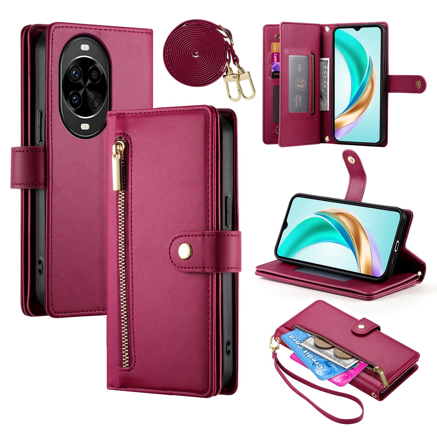 Чехол для Huawei nova 14 Pro 5G Кожаный чехол-кошелек с карманом на молнии и ремешками Red
Чехол для Huawei nova 14 Pro 5G Кожаный чехол-кошелек с карманом на молнии и ремешками Red