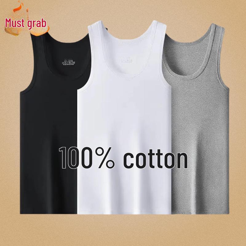 Men s Cotton Sleeveless Vest - Large Size Sports & Casual Solid Innerwear for All Seasons 2XL (130-150 Jin)
Men s Cotton Sleeveless Vest - Large Size Sports & Casual Solid Innerwear for All Seasons 2XL (130-150 Jin)