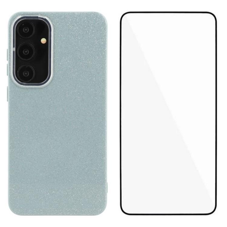 WANLONFENG XL2 Series for Samsung Galaxy S25 Case IMD Glitter TPU Phone Cover with Tempered Glass Film Lake Green
WANLONFENG XL2 Series for Samsung Galaxy S25 Case IMD Glitter TPU Phone Cover with Tempered Glass Film Lake Green