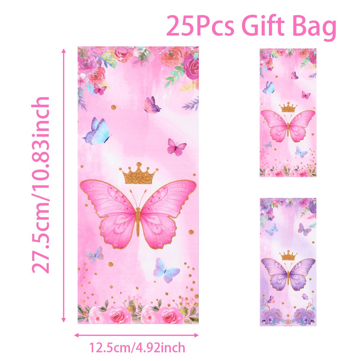 Butterfly Candy Bags Gift Packing Biscuit Bags Butterfly Birthday Party Decor Kids Wedding Birthday Party Supplies Baby Shower 25pcs
Butterfly Candy Bags Gift Packing Biscuit Bags Butterfly Birthday Party Decor Kids Wedding Birthday Party Supplies Baby Shower 25pcs