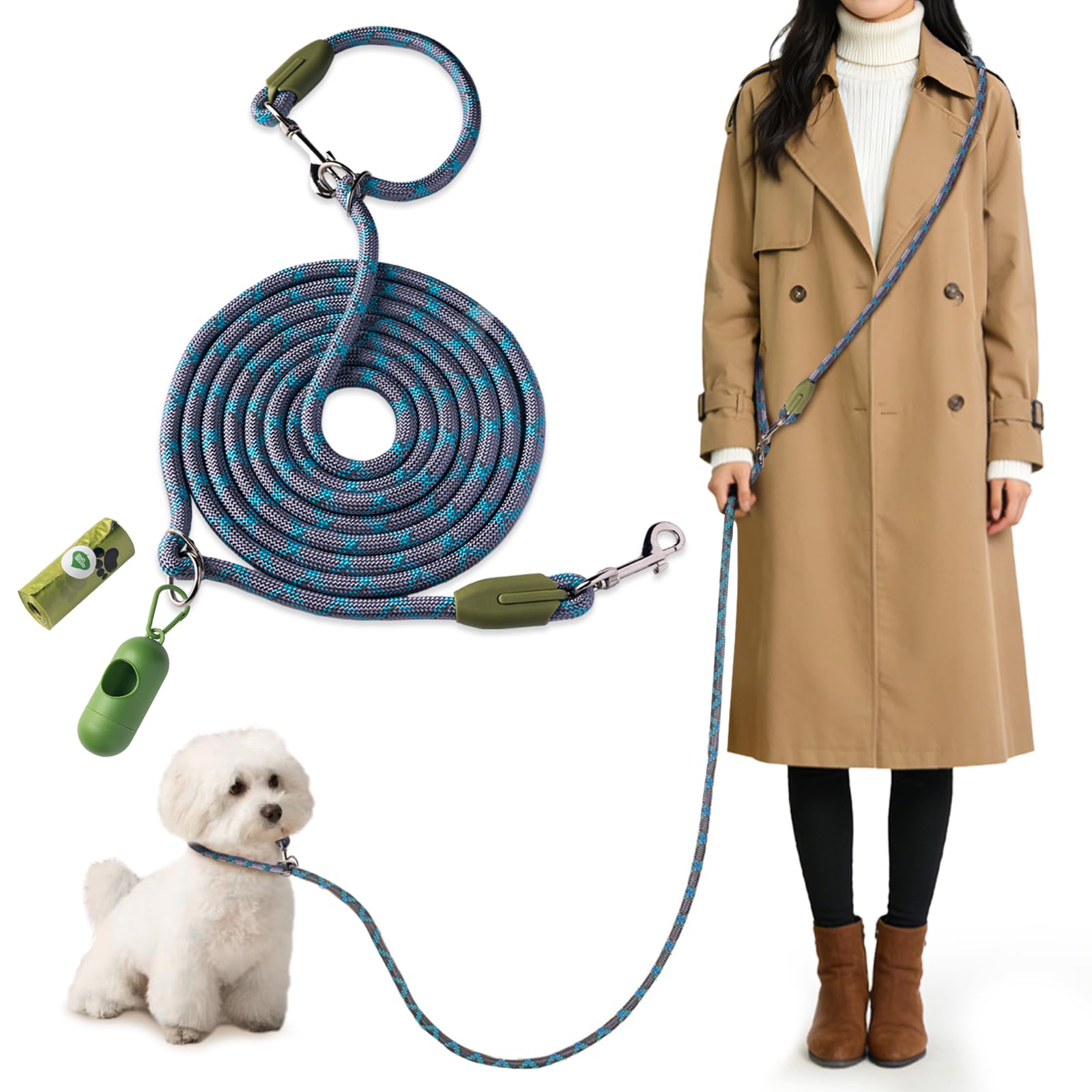 Dog Shoulder for and Large Adjustable Fits 2 Includes Pet Poop Blue Leash, Strap, Hands-Free, Walks, Small, Medium, Dogs, Tangle-Free, Reflective,
Dog Shoulder for and Large Adjustable Fits 2 Includes Pet Poop Blue Leash, Strap, Hands-Free, Walks, Small, Medium, Dogs, Tangle-Free, Reflective,